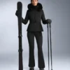 Water-Resistant Full Length Flare Stretch Ski Trousers Water-Resistant Full Length Flare Stretch Ski Trousers