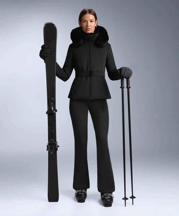Water-Resistant Full Length Flare Stretch Ski Trousers Water-Resistant Full Length Flare Stretch Ski Trousers