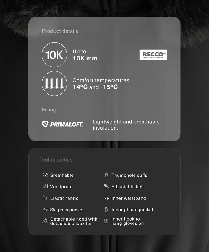 Primaloft® Ski Water-Resistant Super-Slim Fit Jacket Primaloft® Ski Water-Resistant Super-Slim Fit Jacket
