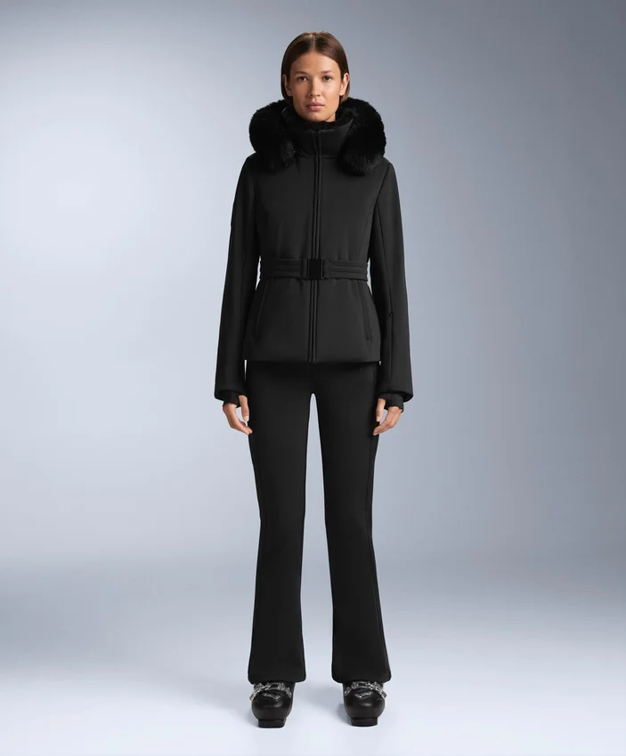 Water-Resistant Full Length Flare Stretch Ski Trousers Water-Resistant Full Length Flare Stretch Ski Trousers