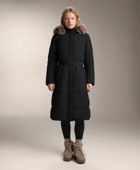 Primaloft® Water-Repellent Long Padded Jacket