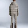 Water-Resistant Printed High-Rise Flare Stretch Ski Trousers Water-Resistant Printed High-Rise Flare Stretch Ski Trousers