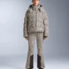 Water-Resistant Printed High-Rise Flare Stretch Ski Trousers Water-Resistant Printed High-Rise Flare Stretch Ski Trousers