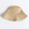 Raffia-Effect Braided Bucket Hat