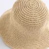 Raffia-Effect Braided Bucket Hat