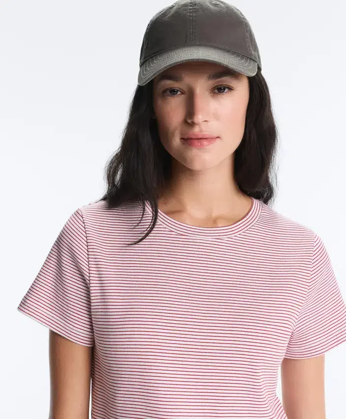 Regular Fit Striped Cotton Blend Short Sleeve T-Shirt Regular Fit Striped Cotton Blend Short Sleeve T-Shirt