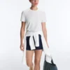 Regular Fit Striped Cotton Blend T-Shirt