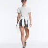 Regular Fit Striped Cotton Blend T-Shirt