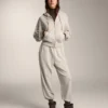 Wide Sleeve Hooded Jacket with Cotton