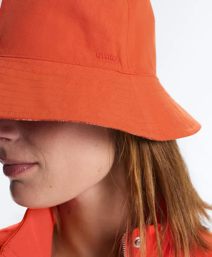 Reversible Cotton Blend Check Bucket Hat Reversible Cotton Blend Check Bucket Hat