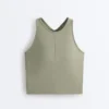 Rib Comfortlux Halter Tank Top Rib Comfortlux Halter Tank Top