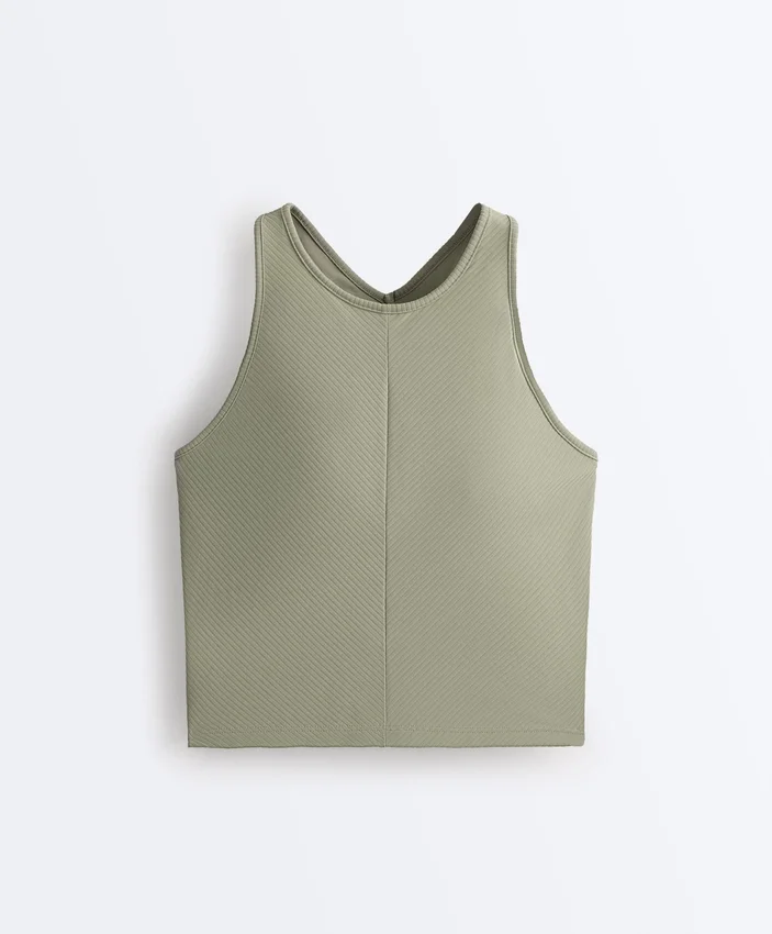 Rib Comfortlux Halter Tank Top Rib Comfortlux Halter Tank Top