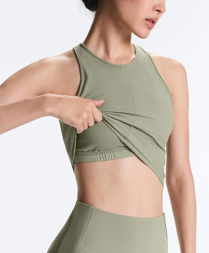 Rib Comfortlux Halter Tank Top Rib Comfortlux Halter Tank Top