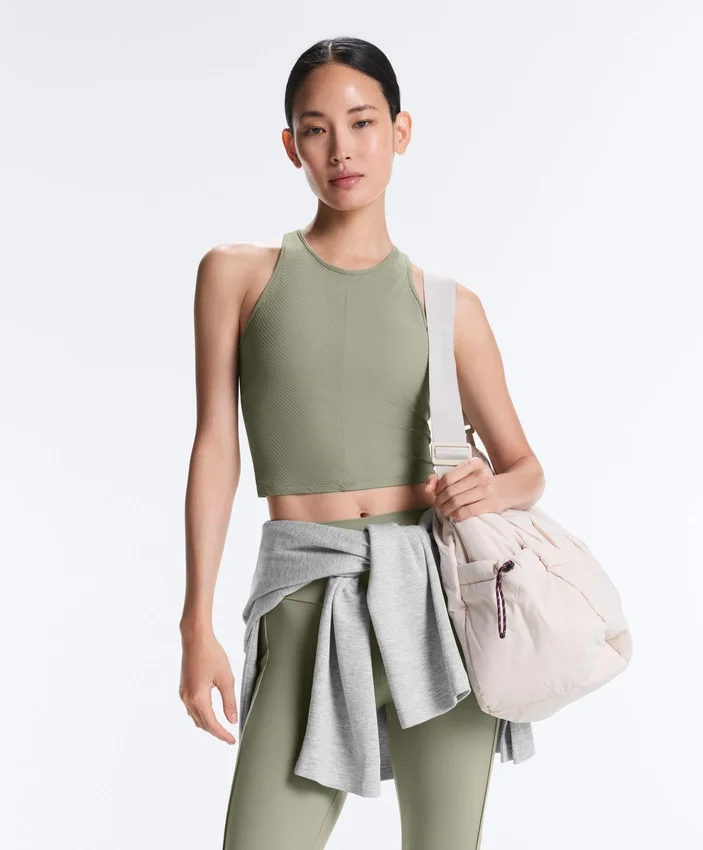 Rib Comfortlux Halter Tank Top Rib Comfortlux Halter Tank Top