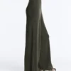 Rib Knit Straight-Leg Trousers Rib Knit Straight-Leg Trousers
