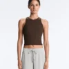 Rib Modal Blend Long Tank Top Rib Modal Blend Long Tank Top
