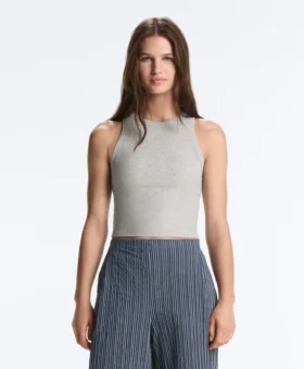Rib Modal Blend Long Tank Top Rib Modal Blend Long Tank Top