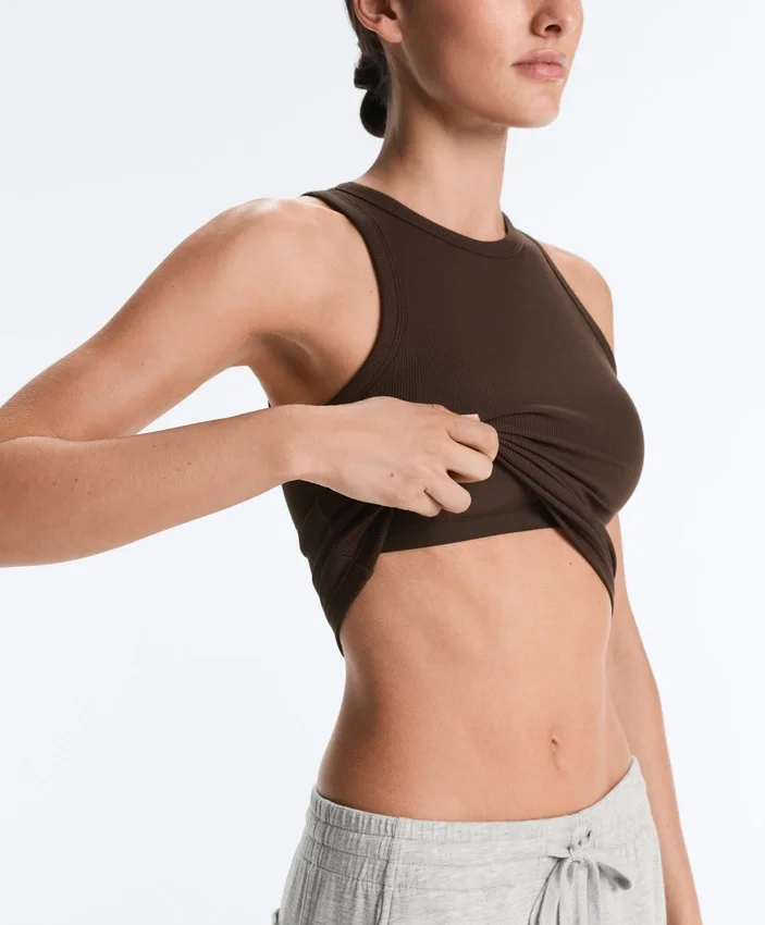Rib Modal Blend Long Tank Top Rib Modal Blend Long Tank Top