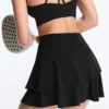 Ruffled High Rise Compressive Mini Skirt Ruffled High Rise Compressive Mini Skirt