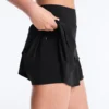 Ruffled High Rise Compressive Mini Skirt Ruffled High Rise Compressive Mini Skirt