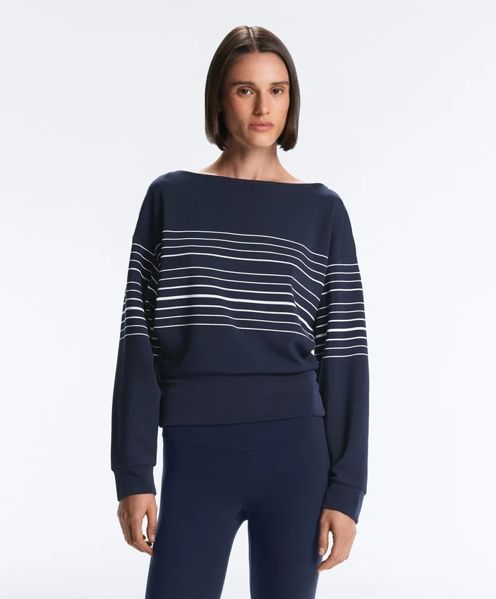 Sailor Stripe Soft-Touch Sweatshirt with Modal Sailor Stripe Soft-Touch Sweatshirt with Modal