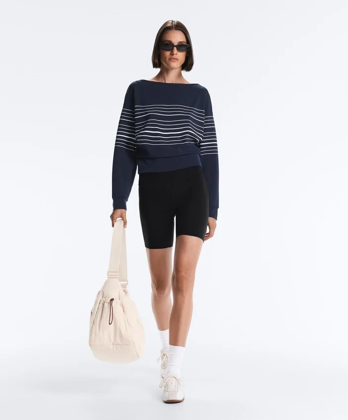 Sailor Stripe Soft-Touch Sweatshirt with Modal Sailor Stripe Soft-Touch Sweatshirt with Modal