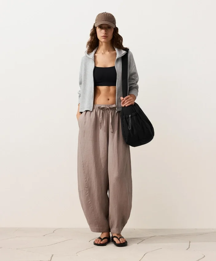 100% Linen Balloon Trousers 100% Linen Balloon Trousers