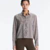 Short Gingham Lyocell Blend Shirt Short Gingham Lyocell Blend Shirt