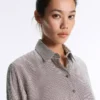 Short Gingham Lyocell Blend Shirt Short Gingham Lyocell Blend Shirt