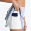 Short High Rise Skirt with Striped Ruffles Short High Rise Skirt with Striped Ruffles
