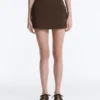 Short Piqué Skirt with Cotton Pockets Short Piqué Skirt with Cotton Pockets