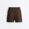 Short Piqué Skirt with Cotton Pockets Short Piqué Skirt with Cotton Pockets