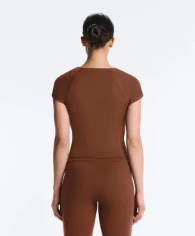 Short-Sleeved Zip T-Shirt