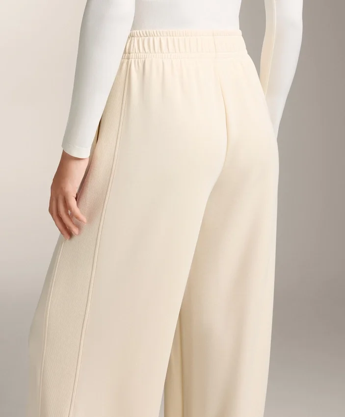 Side Rib Straight-Leg Trousers with Soft-Touch Modal Side Rib Straight-Leg Trousers with Soft-Touch Modal