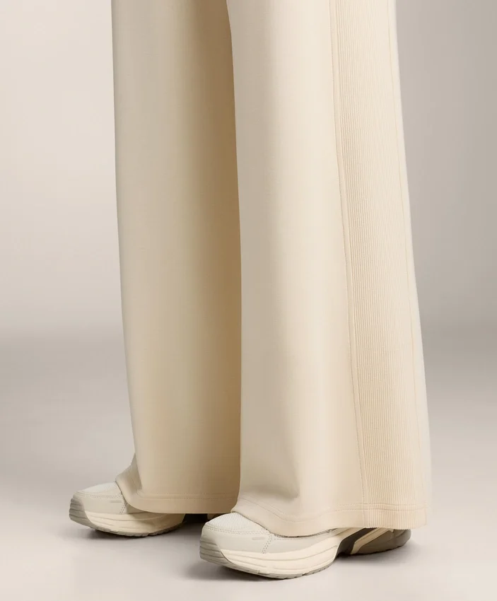 Side Rib Straight-Leg Trousers with Soft-Touch Modal Side Rib Straight-Leg Trousers with Soft-Touch Modal