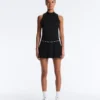 Double Layer High Rise Short Skirt