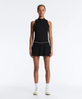 Double Layer High Rise Short Skirt