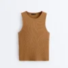 Sleeveless Knit Top Sleeveless Knit Top