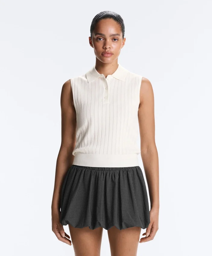 Sleeveless Open Knit Jumper Sleeveless Open Knit Jumper