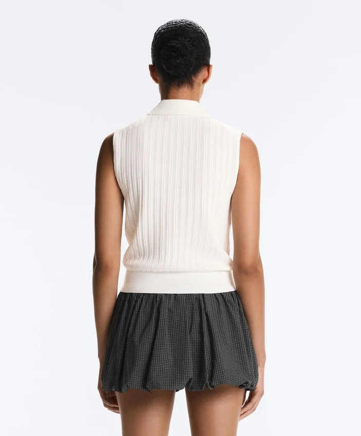 Sleeveless Open Knit Jumper Sleeveless Open Knit Jumper