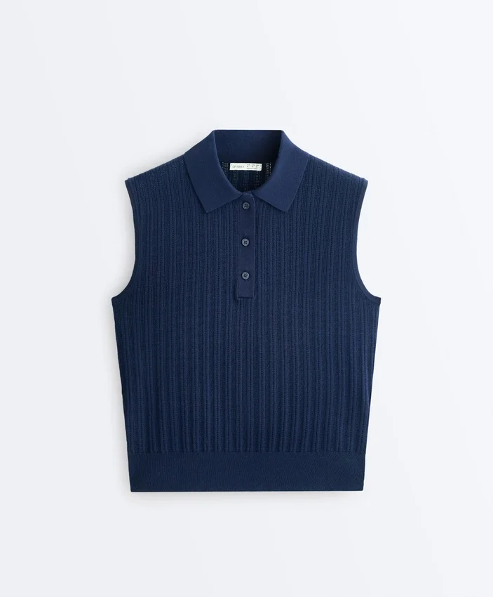 Sleeveless Open Knit Jumper Sleeveless Open Knit Jumper