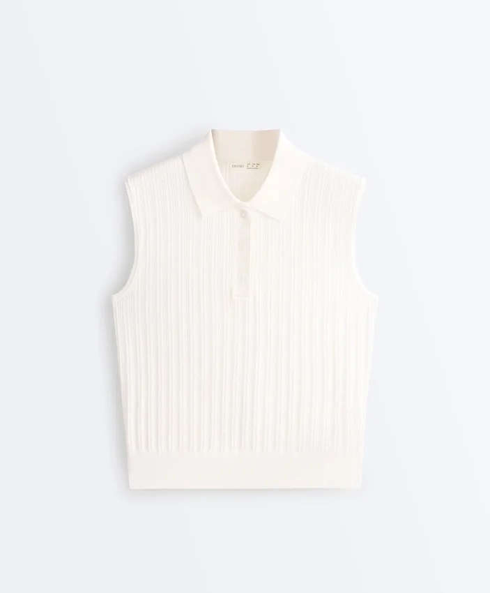 Sleeveless Open Knit Jumper Sleeveless Open Knit Jumper