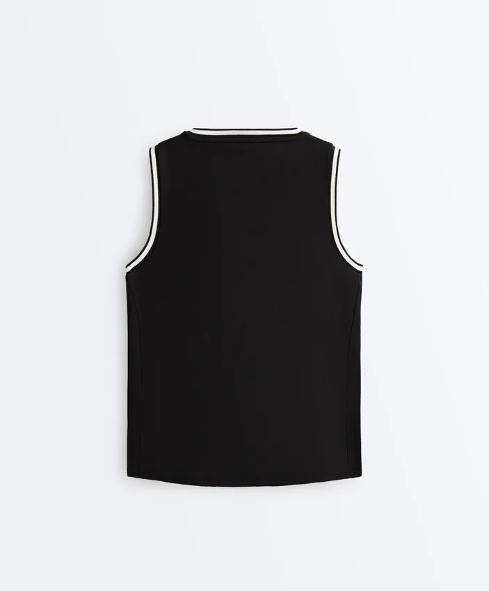 Sleeveless V-Neck T-Shirt Sleeveless V-Neck T-Shirt