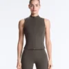 Sleeveless Zip T-Shirt Sleeveless Zip T-Shirt