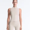 Sleeveless Zip T-Shirt Sleeveless Zip T-Shirt