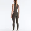 Sleeveless Zip T-Shirt Sleeveless Zip T-Shirt