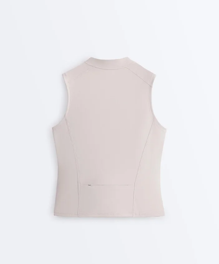 Sleeveless Zip T-Shirt Sleeveless Zip T-Shirt