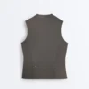 Sleeveless Zip T-Shirt Sleeveless Zip T-Shirt