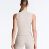 Sleeveless Zip T-Shirt Sleeveless Zip T-Shirt