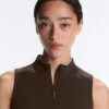Sleeveless Zip T-Shirt Sleeveless Zip T-Shirt